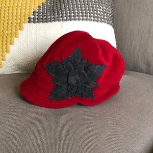 Fleece cabbie hat